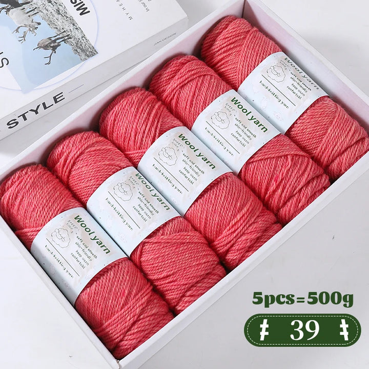 500g Gradient Color Rainbow Yarn