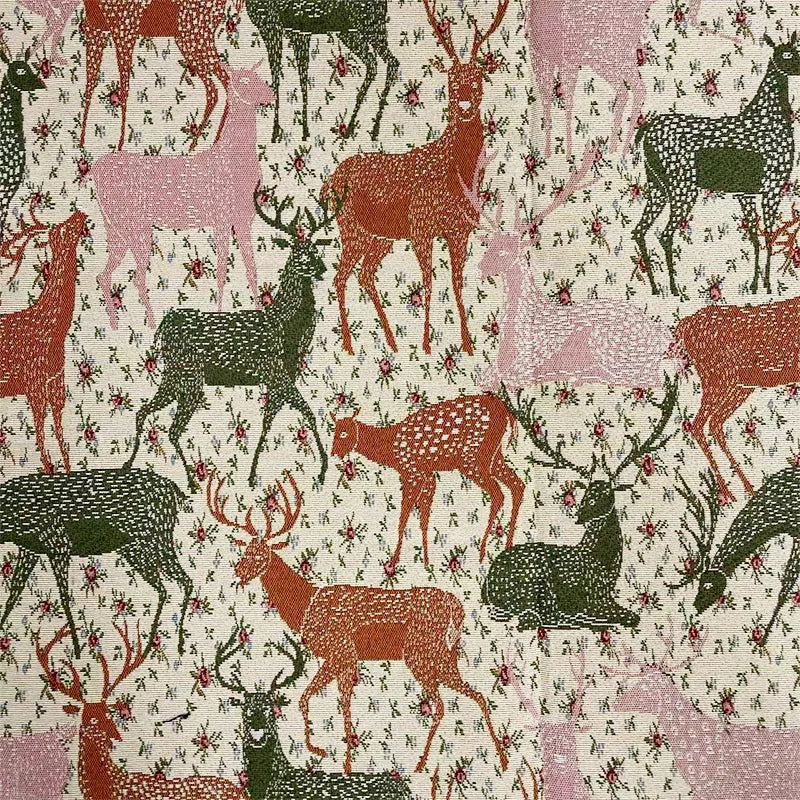 Andes Woven Chenille Jacquard Fabric