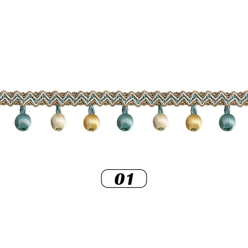 Tastle Ball Tassel Fringe Trim