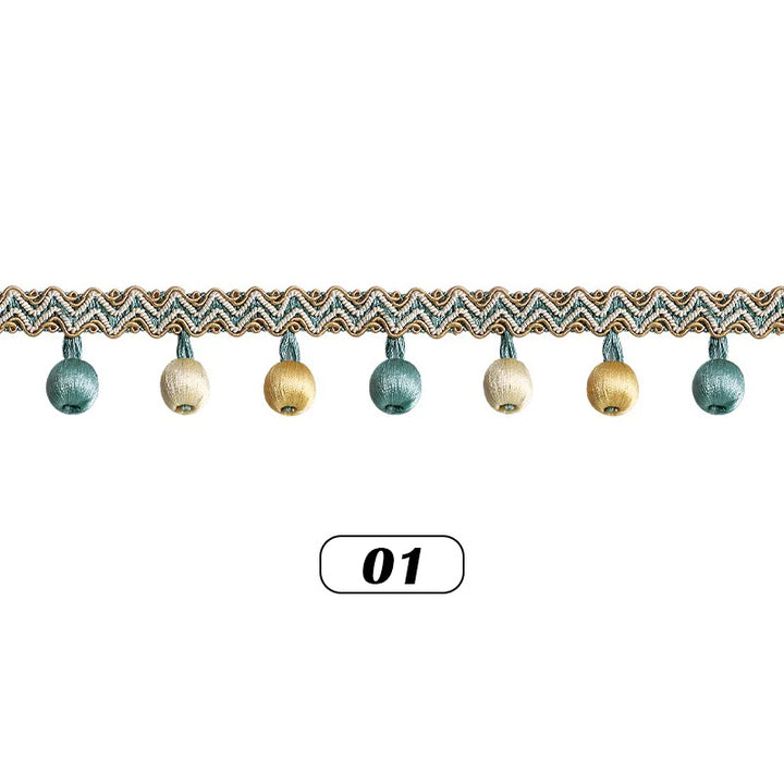 Tastle Ball Tassel Fringe Trim