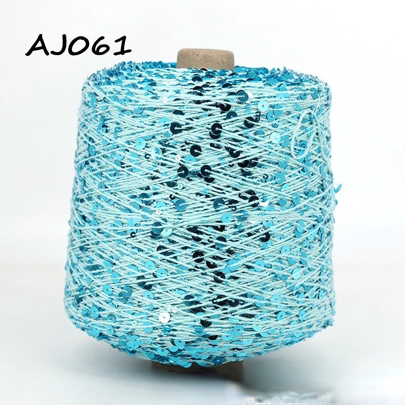 50g Metallic Sequin Yarn Sparkle Glitter