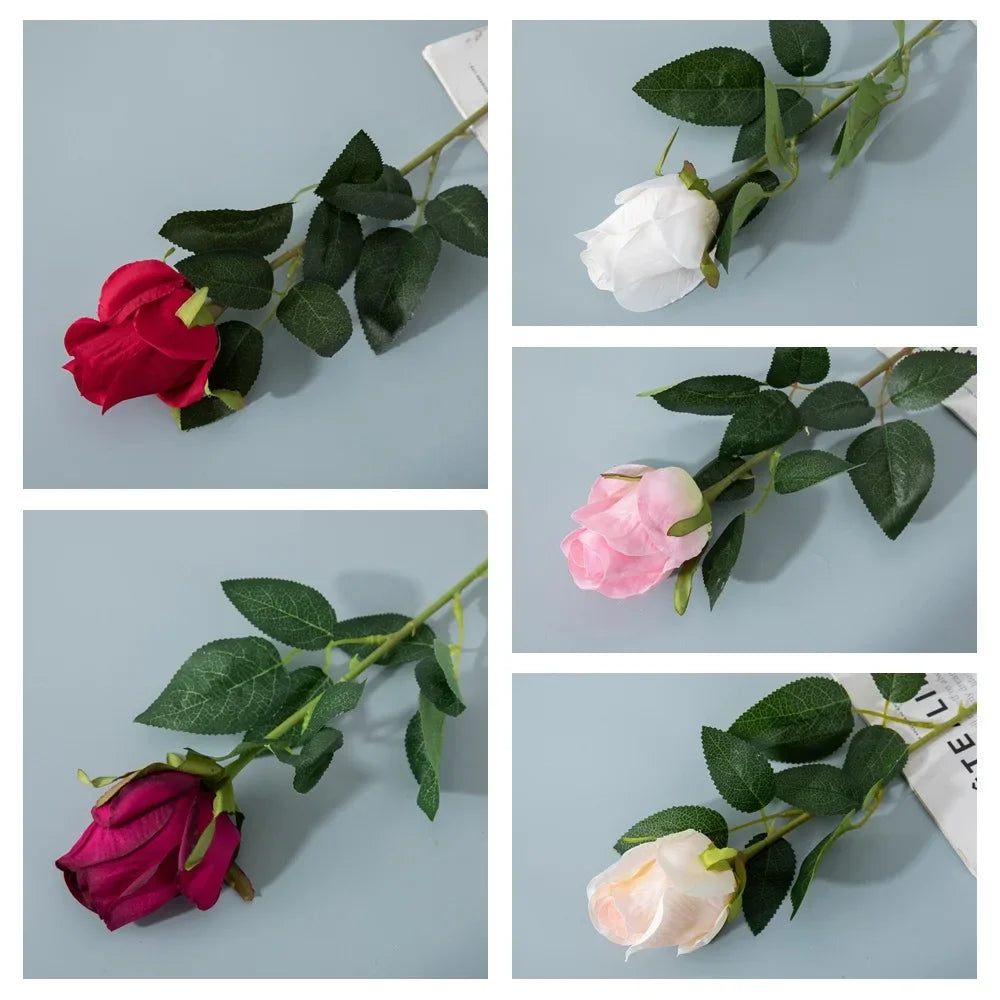 Pétala 23 inch Long Branch Faux Rose Flower