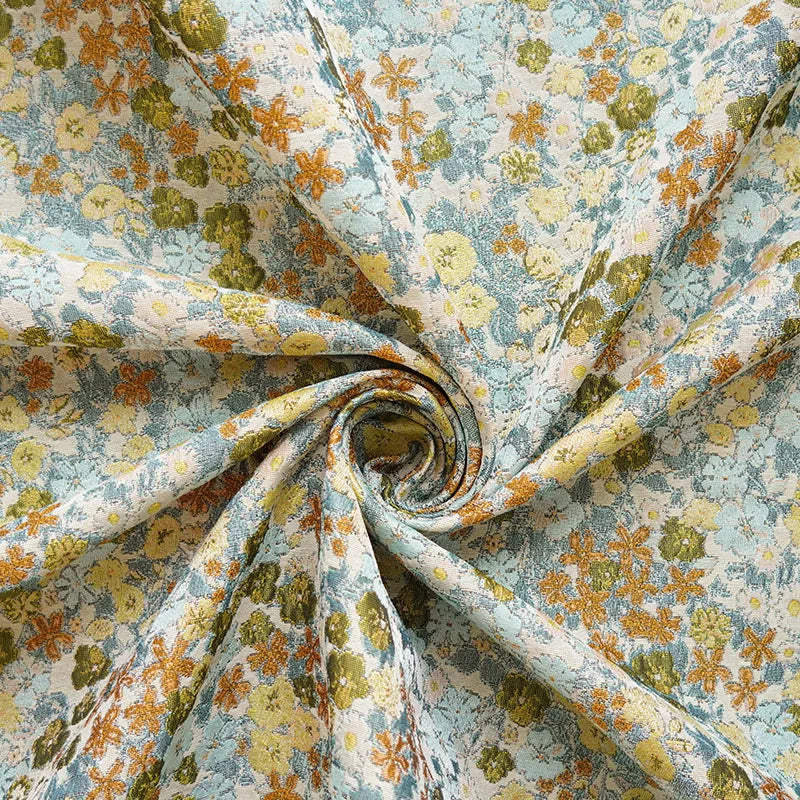 Matka Floral Woven Jacquard Fabric
