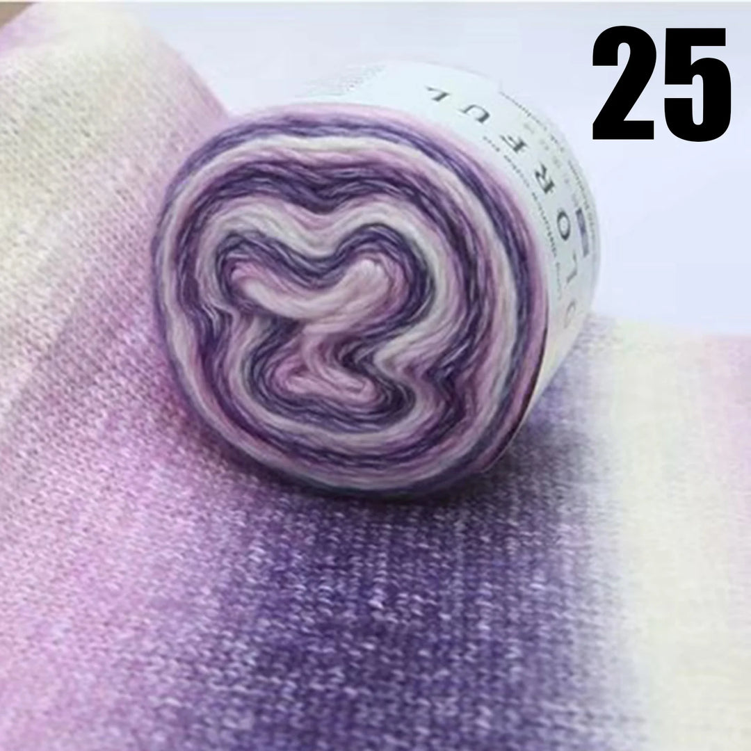 100g Tricot Angora Cake Yarn