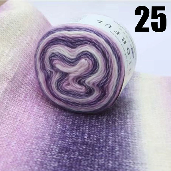 100g Tricot Angora Cake Yarn