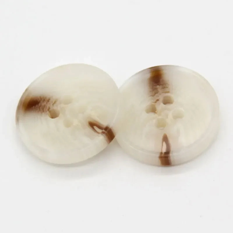 Manein 15/20mm Retro Men Suit Horn Resin Button - 20 PC