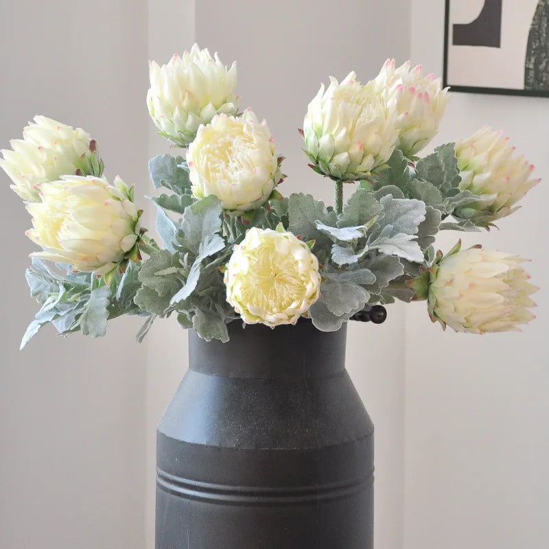 Lanza 25 Inch Artificial King Protea Faux Flower