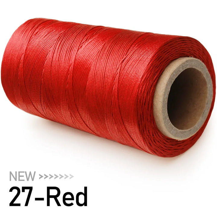 22 Colors / Flat Polyester Waxed Thread for Leather