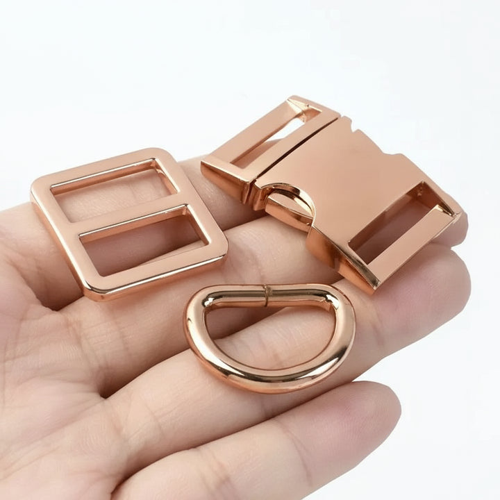 15-38mm Metal D Ring DIY Accessories Buckle Set