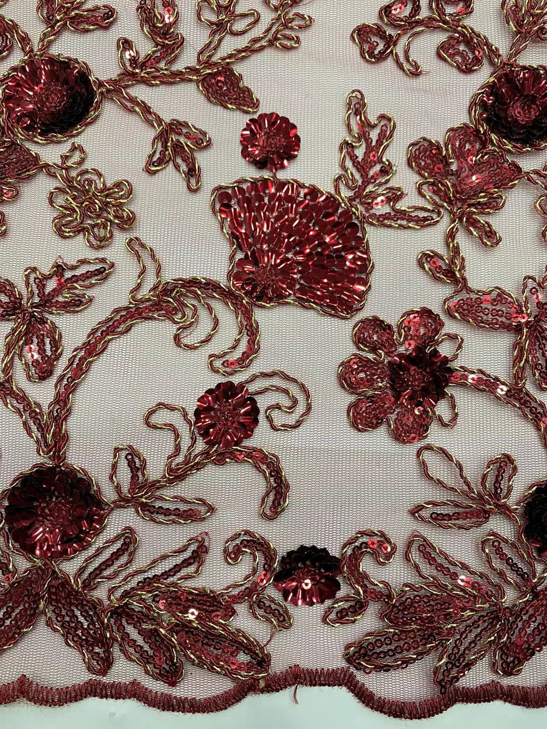 5 YARDS / 7 COLORI / Tessuto Clément con paillettes e perline, ricamo, glitter, pizzo scintillante, tessuto per abiti da cerimonia nuziale