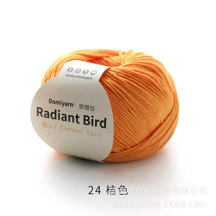 50g 100% Organic Pure Cotton Yarn