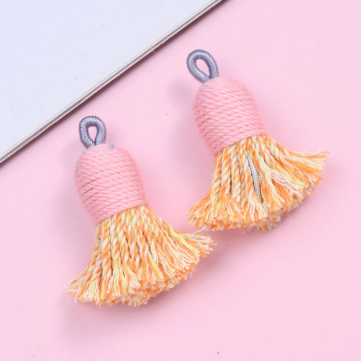 2 PC Nivelle Multicolor Tassel