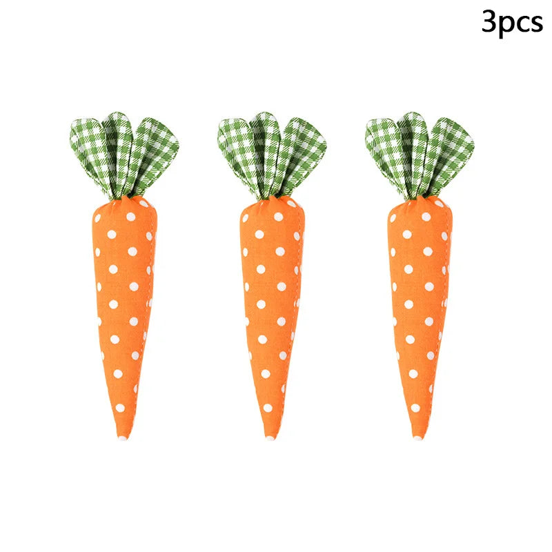 Fabric Easter Carrot Ornaments