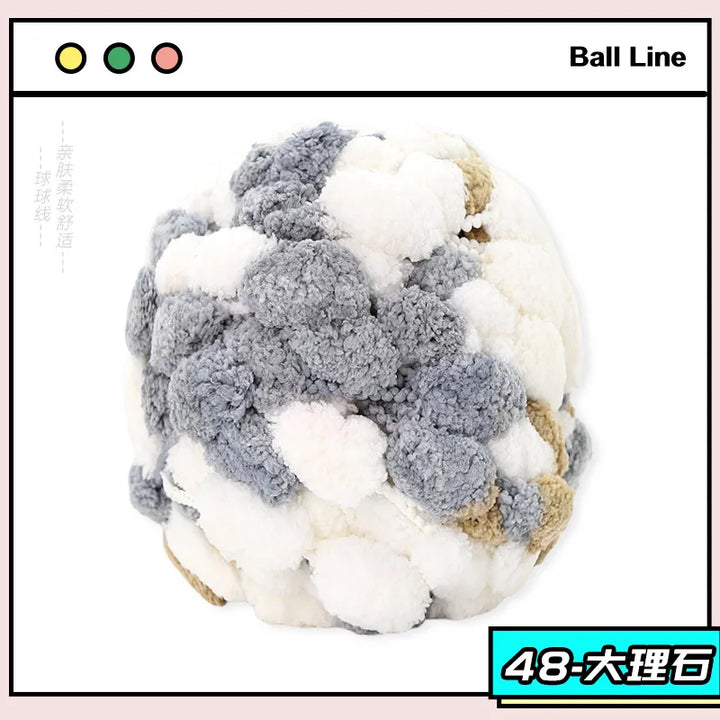 100g Colorful Thick Ball Yarn