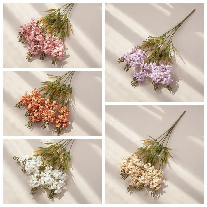Rune 5 Head Hyacinth Artificial Flower