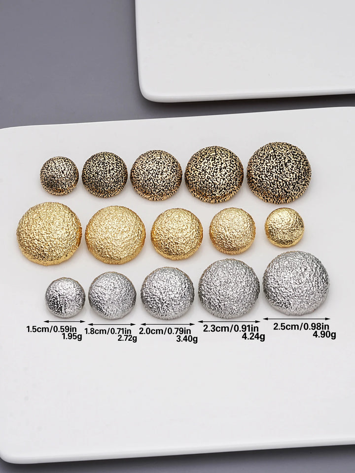 10 PC / Rosni Metal Buttons
