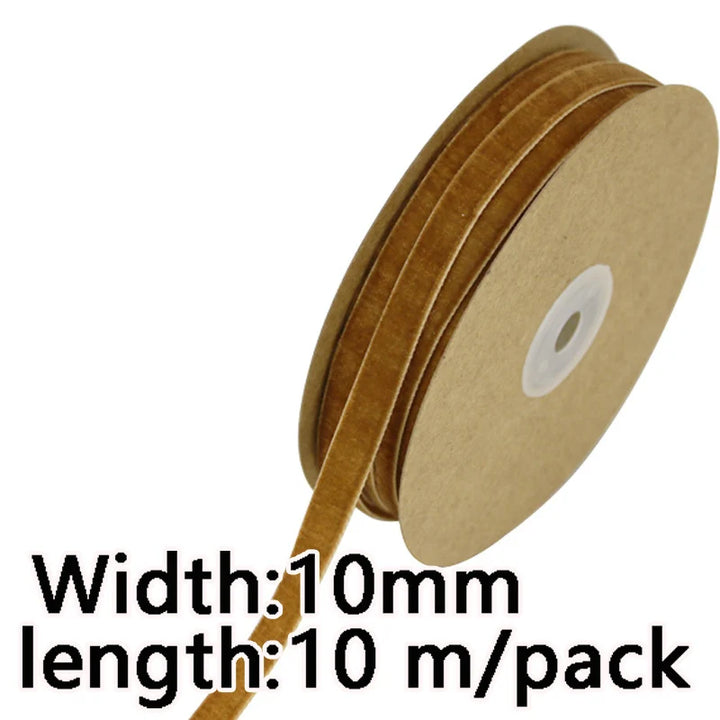 10 Meter / Velvet ㅏGift Wrapping Decoration Ribbon