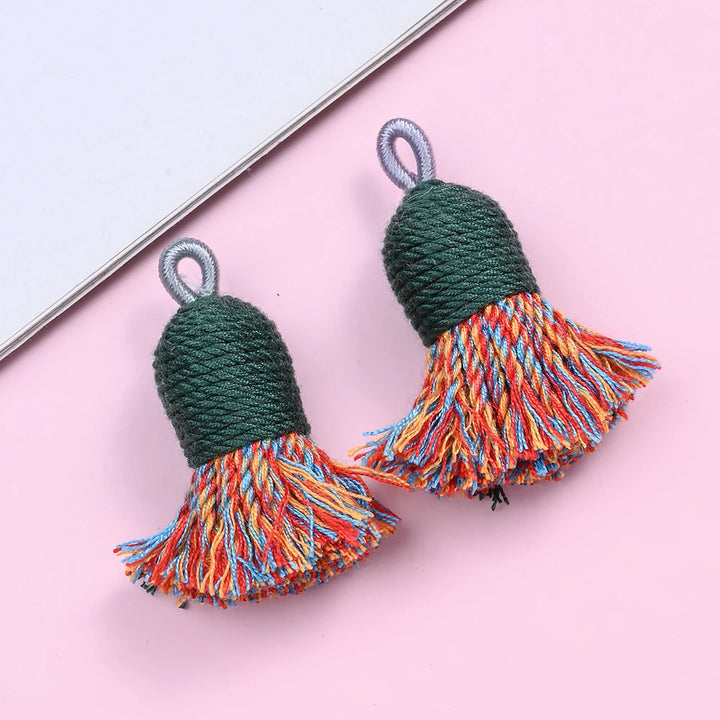 2 PC Nivelle Multicolor Tassel