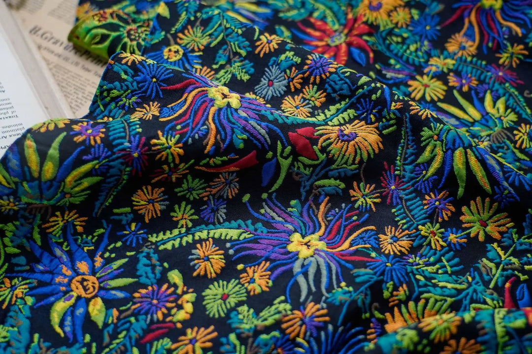 Goni Floral Jacquard Fabric