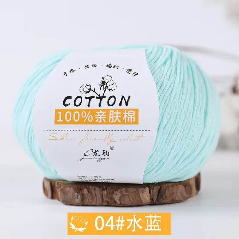 50g 100% Cotton Soft Colors Yarn Cotton