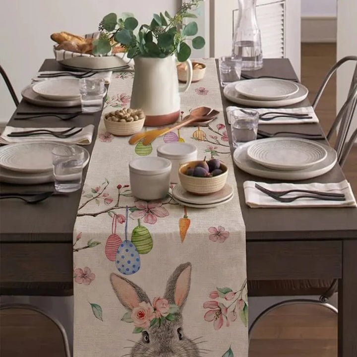 Easter Large Rabbit Table Runner