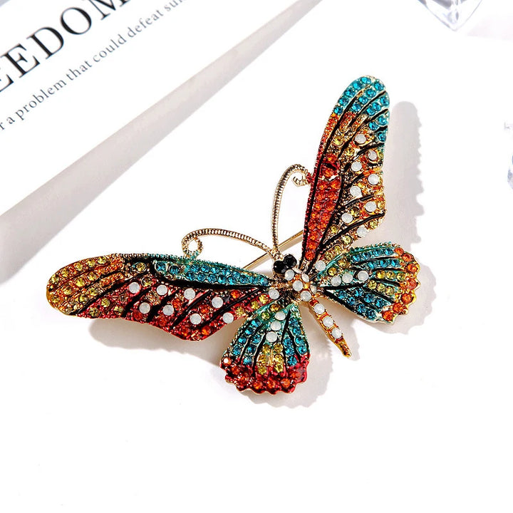 Meral Rhinestone Brooch