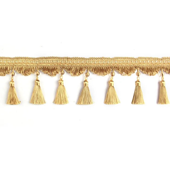 6 YARDS / Lucia Beaded Tassel Fringe Trim