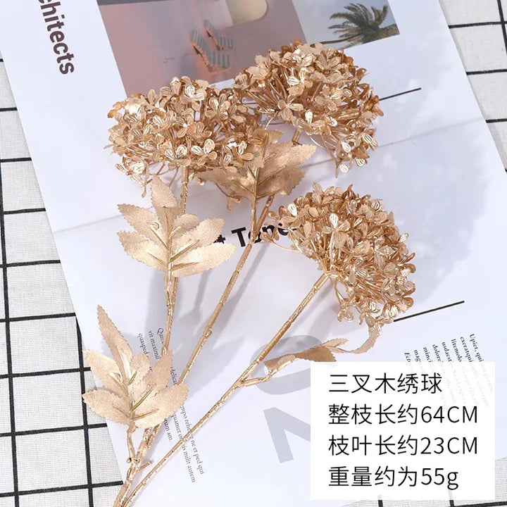 Valen Artificial Golden Ginkgo Leaves