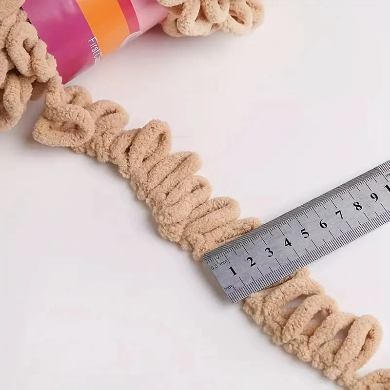 100% Polyester Finger Loops Crochet Yarn