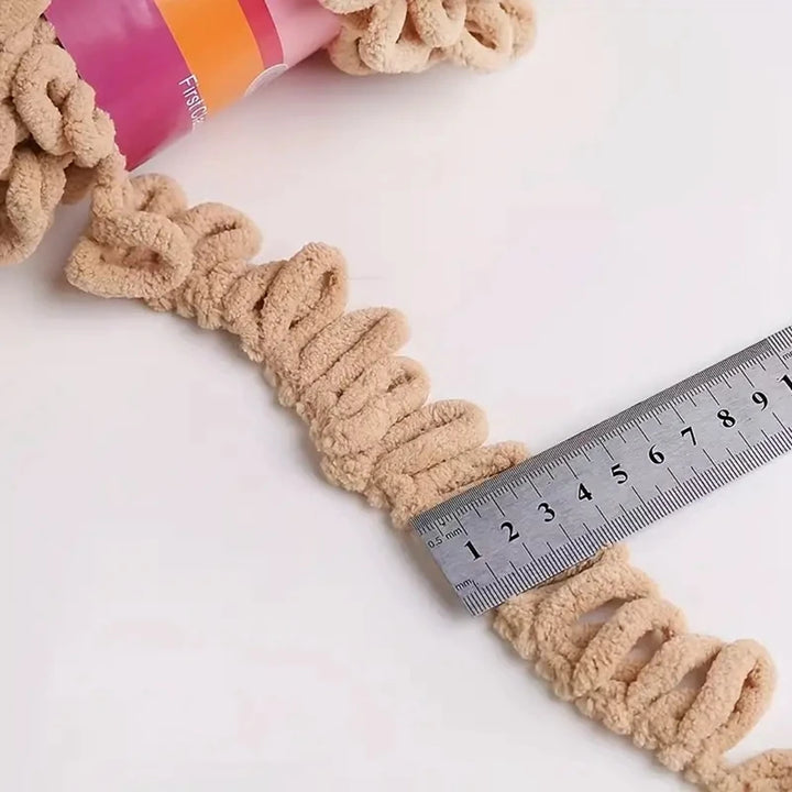 100% Polyester Finger Loops Crochet Yarn