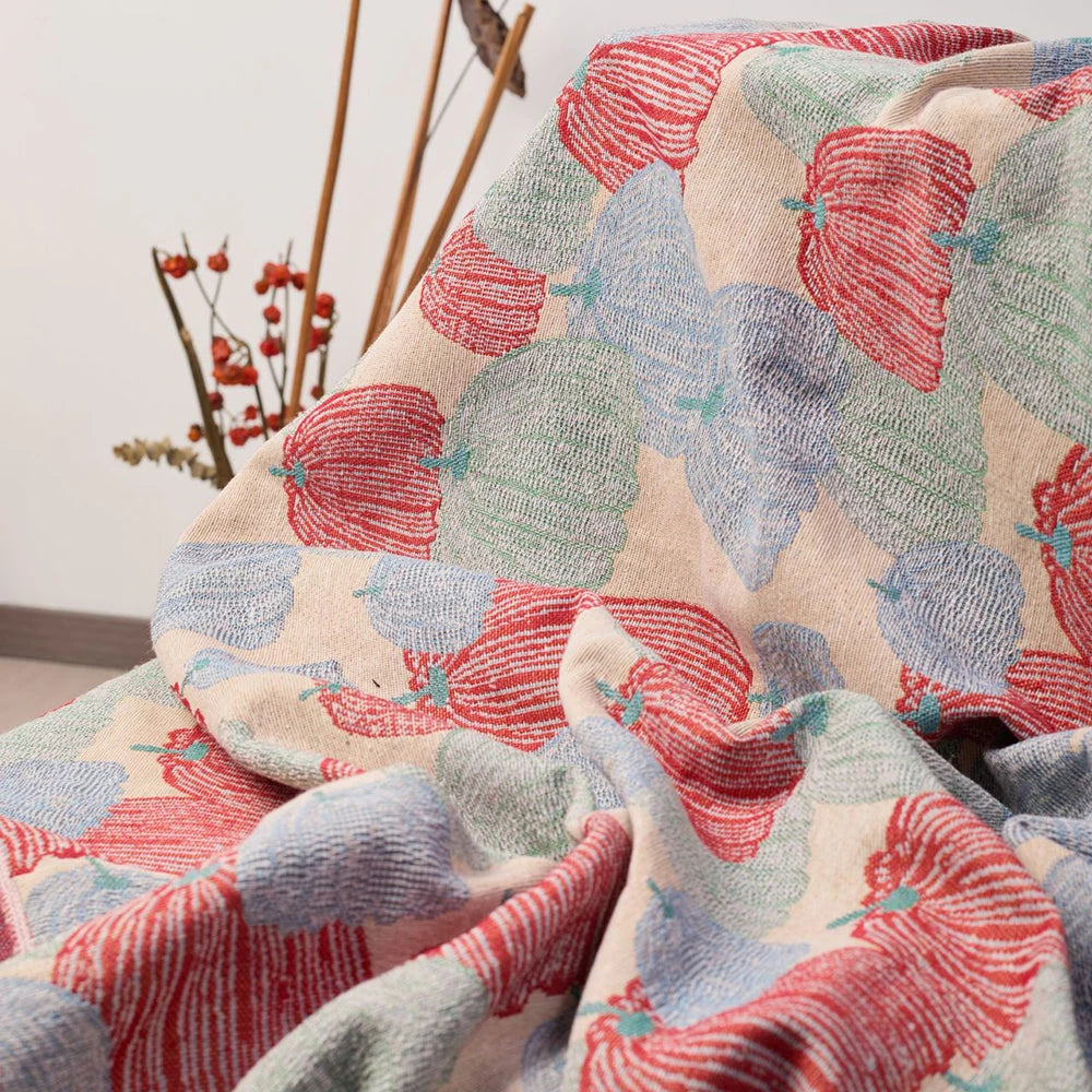 Kosji Pumpkin Woven Jacquard Fabric