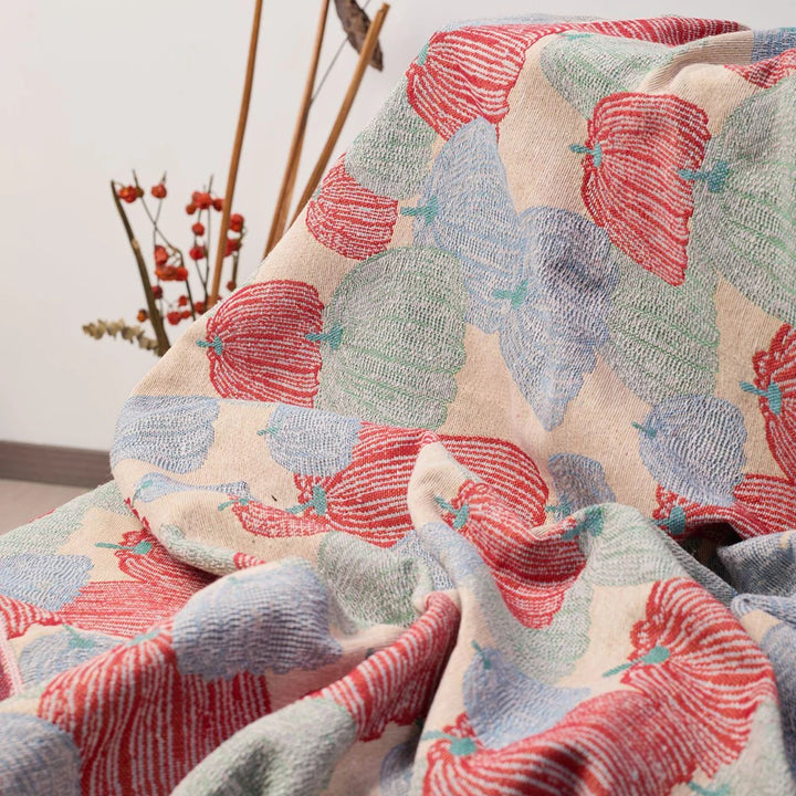 Kosji Pumpkin Woven Jacquard Fabric