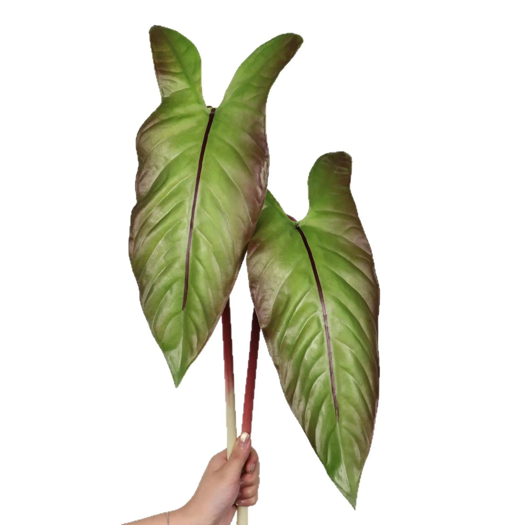 Spire 31 Inch Artificial Alocasia Leaf Faux Green Plant