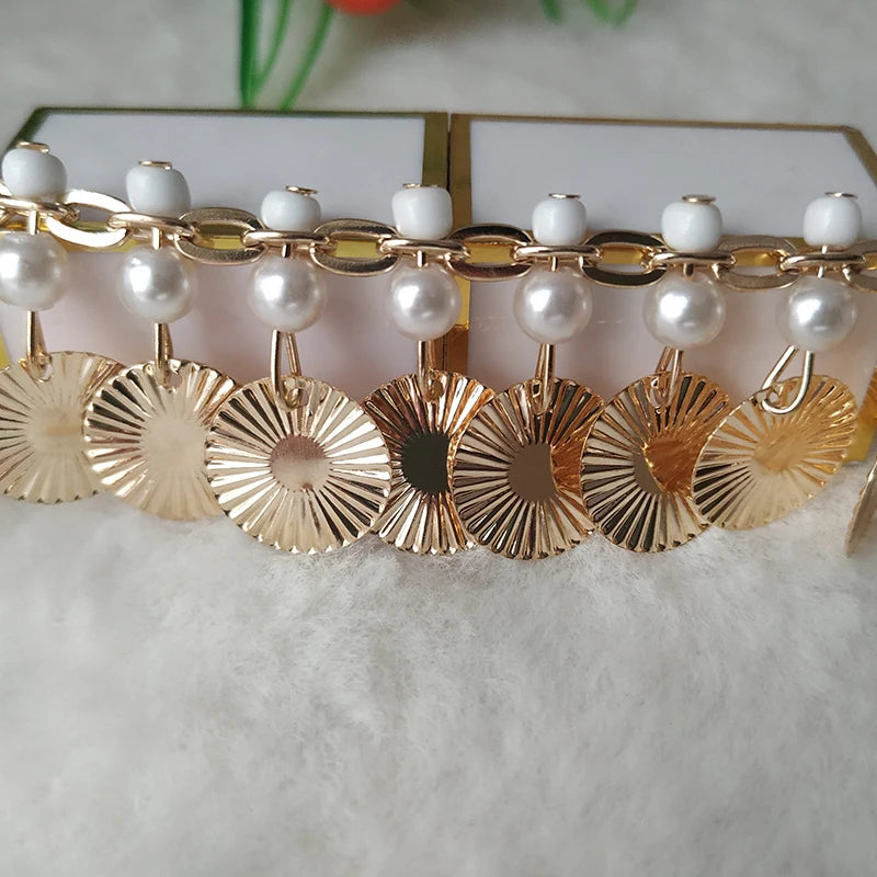 Ramses Metal Beaded Tassel Fringe Trim