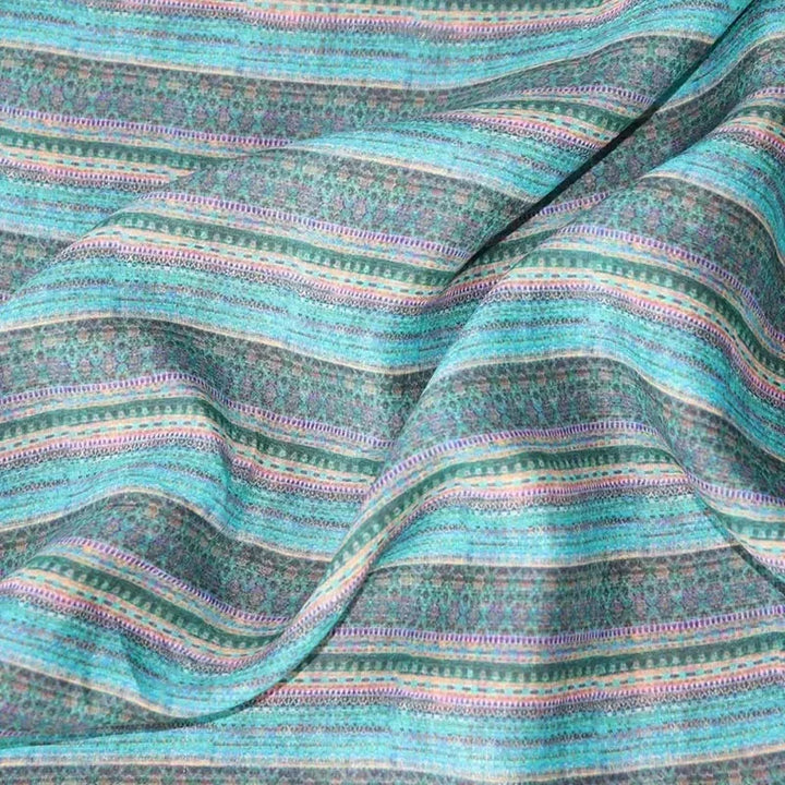 Naylah Stripes 100% Linen Fabric