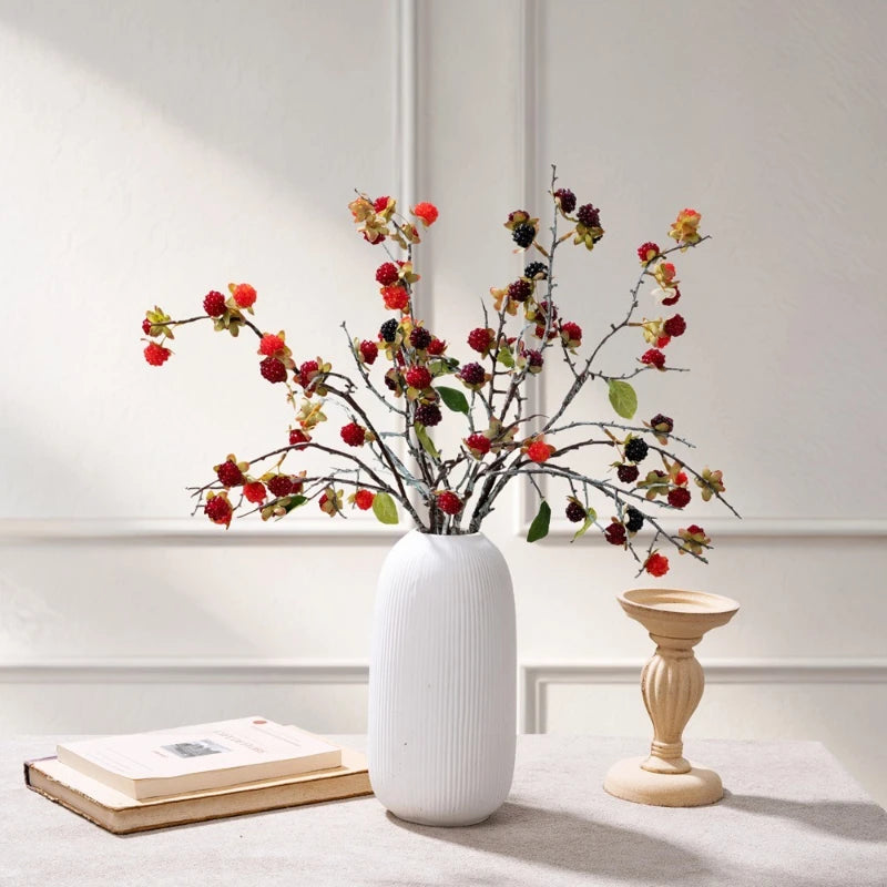 Ingrid 54CM Fake Raspberry Stem