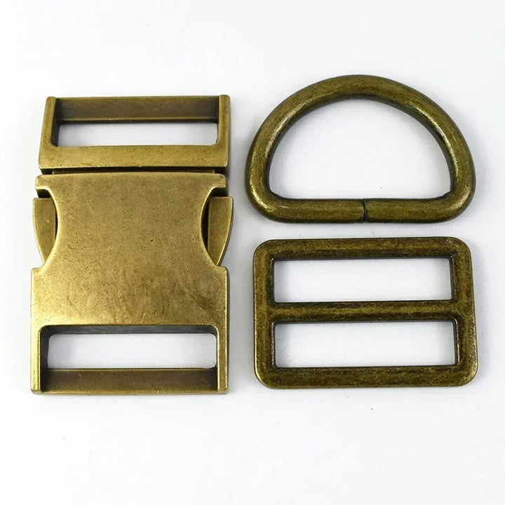 15-38mm Metal D Ring DIY Accessories Buckle Set