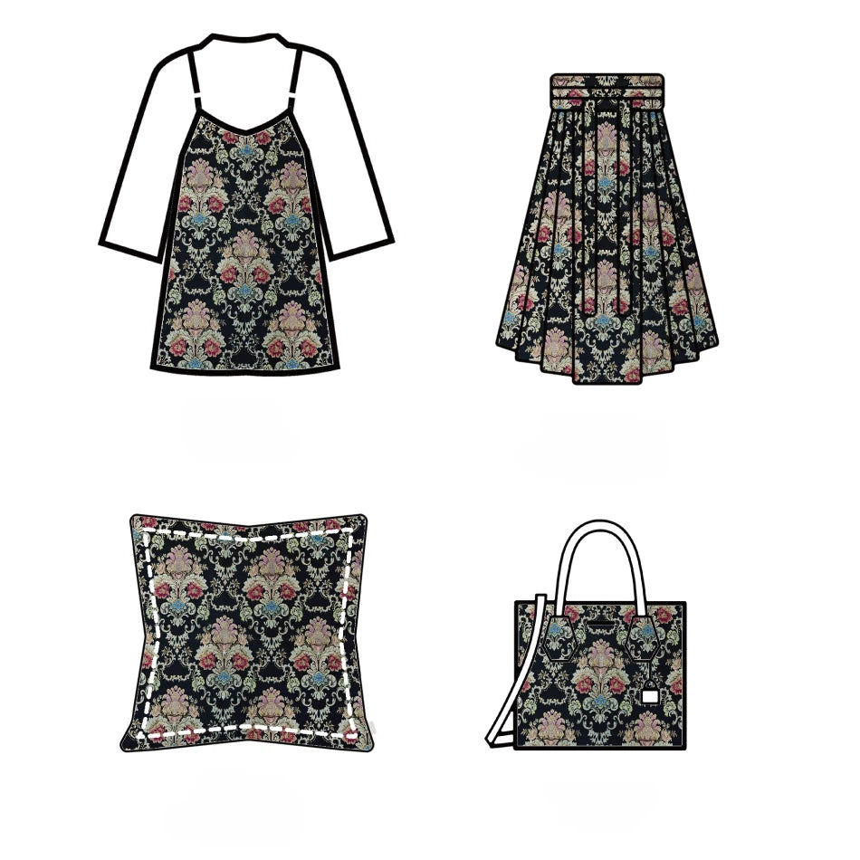 Ataca Traditional Woven Jacquard Fabric