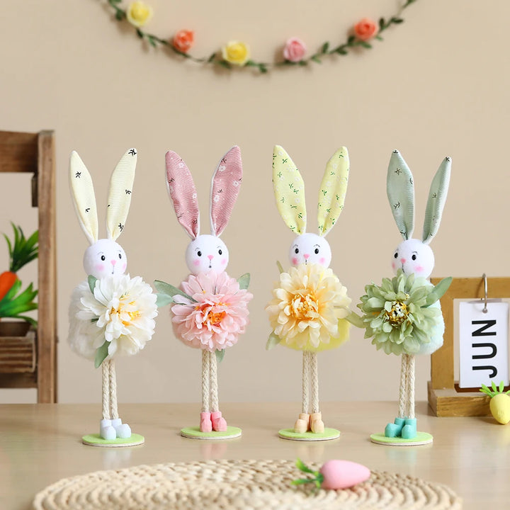 Easter Standing Flower Bunny Fairy Angels