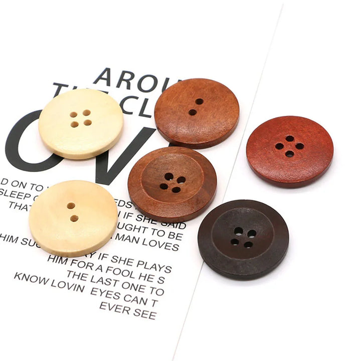 10 PC / Drake Wood Buttons