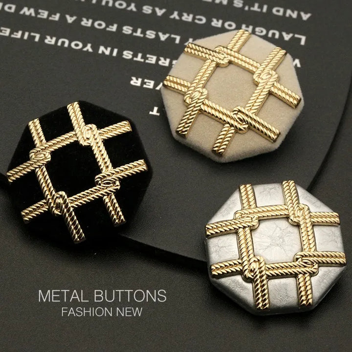 6 PC / Carter Metal Buttons