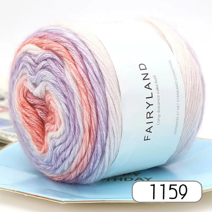100g Gradient Rainbow Yarn