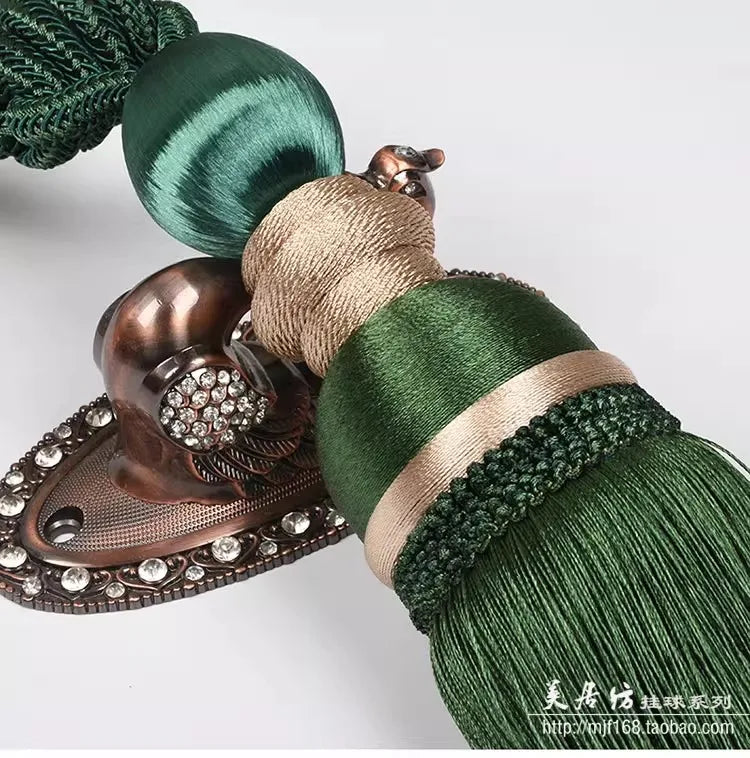 2 PC Noriel Curtain Tassel Tiebacks