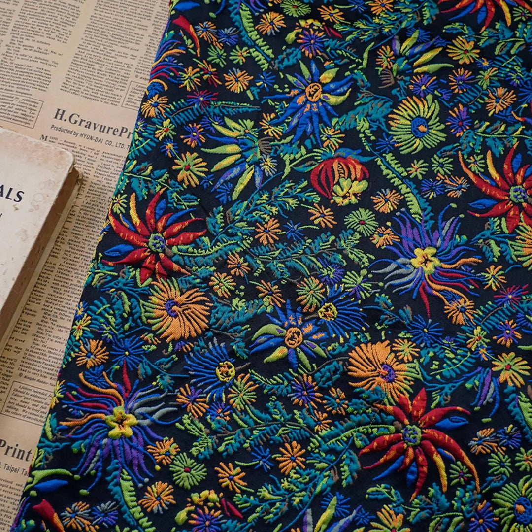 Goni Floral Jacquard Fabric