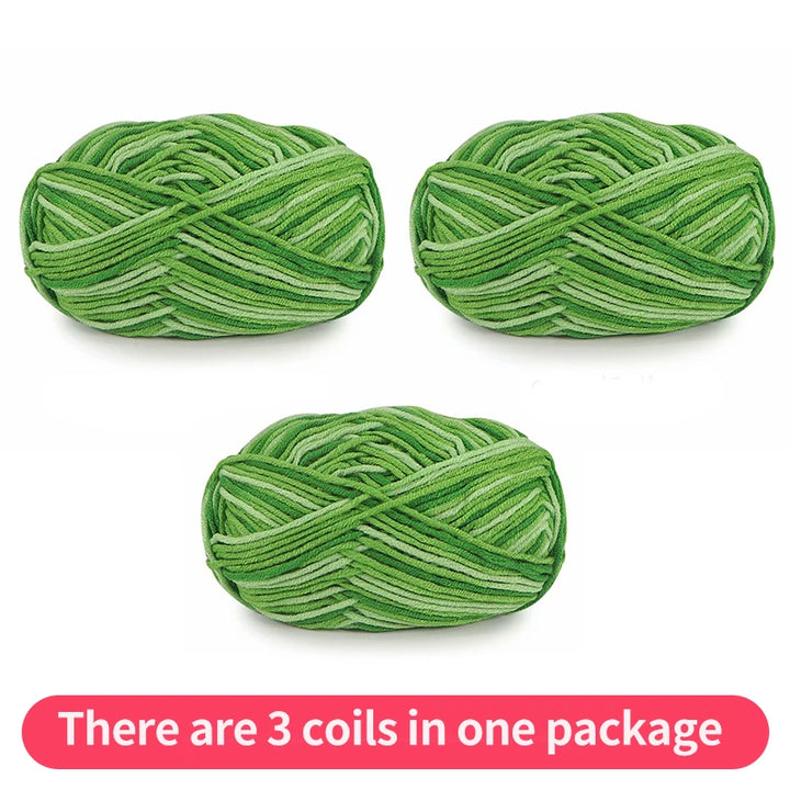 150g Segmented Dyed Gradient Colorful Yarn