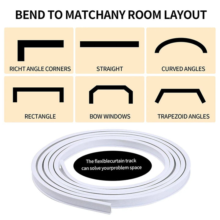 Bendable PVC Curtain Track