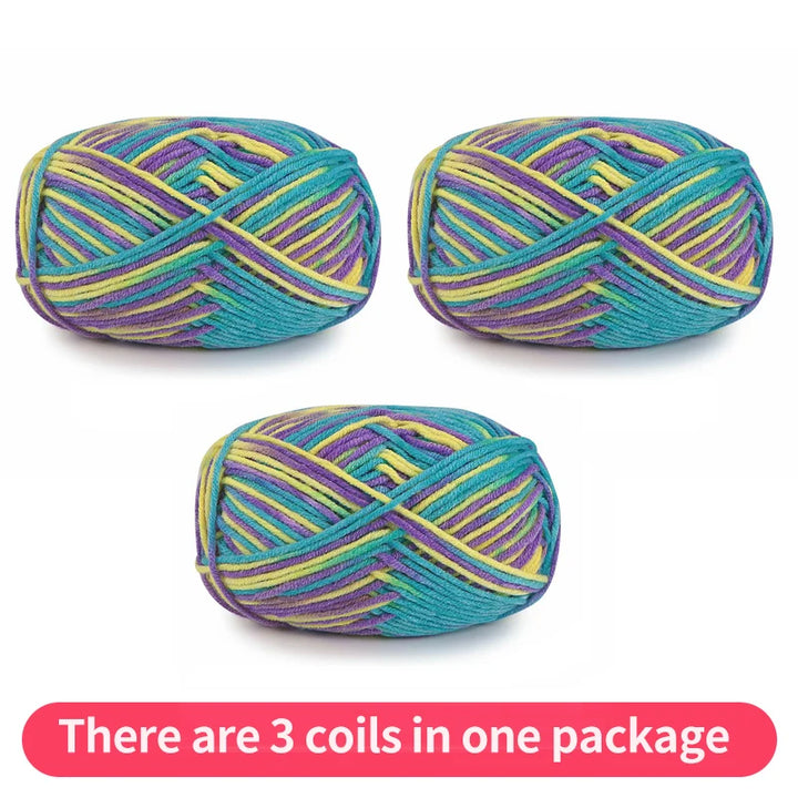 150g Segmented Dyed Gradient Colorful Yarn