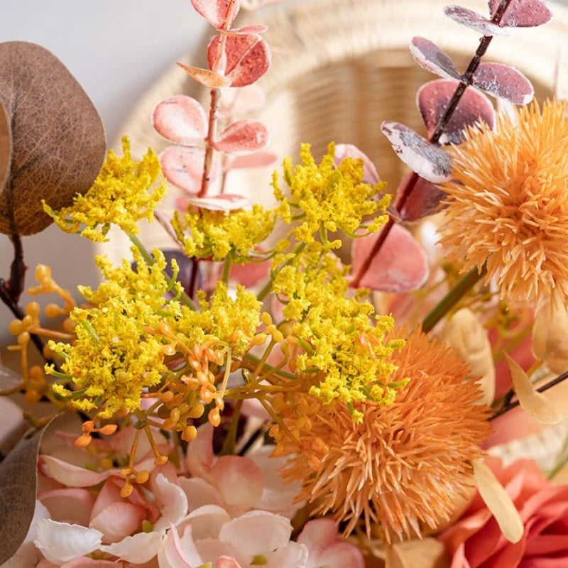Cherish 49CM Artificial Autumn Eucalyptus Flower Bouquet