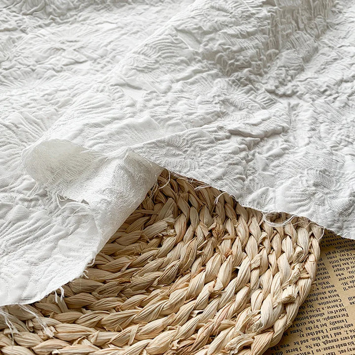 Frey 3D Peony Rose Jacquard Fabric