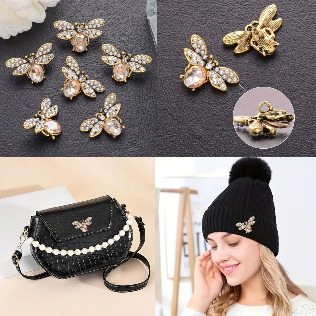 3 PC / Gsoi Rhinestone Buttons